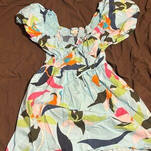 Floral Women Dress with Puff Sleeves